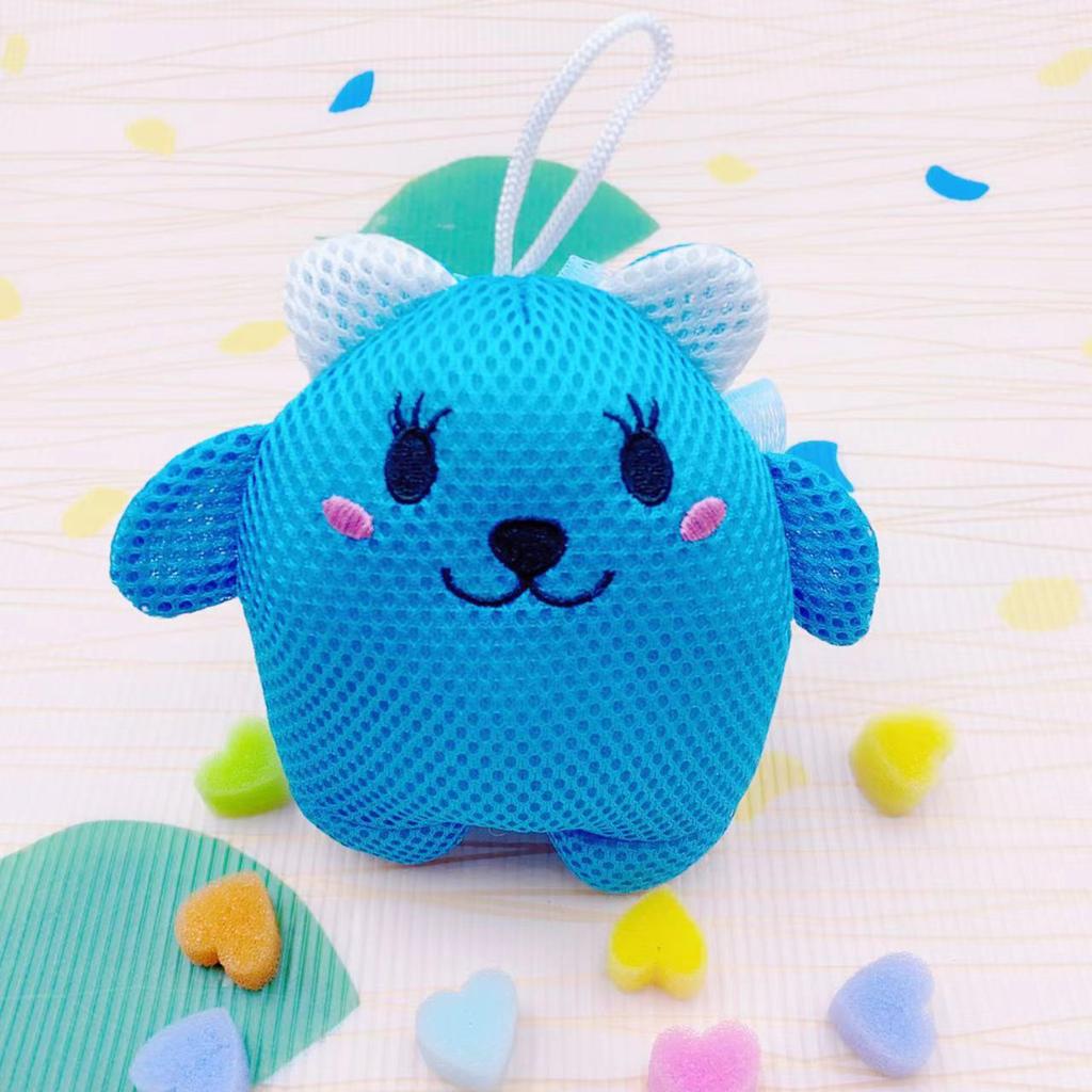 Сетчатый шарик для ванны для куклы, любимые принадлежности для купания детей и девочек, мультяшный большой цветок для ванны, купание