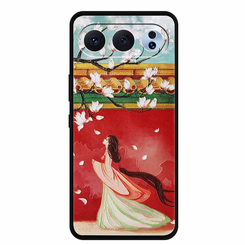 6.55" For Honor 500 Pro 5G Case 3D Emboss Flowers Black Silicone Soft Phone Cases For Honor 500 Pro 2025 Back Cover Shell Fundas