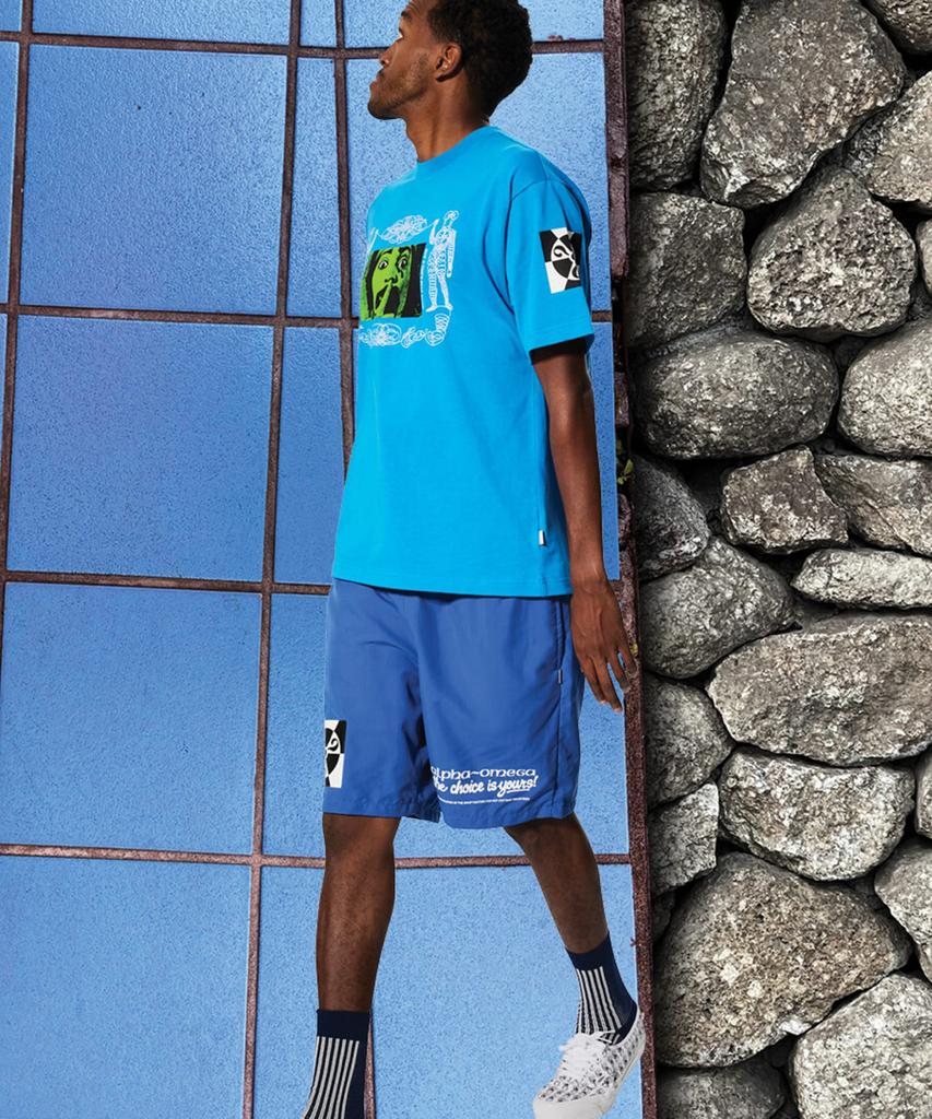VANS футболка с коротким рукавом Ed Davis - Синий / Vn000Vtbfnm1