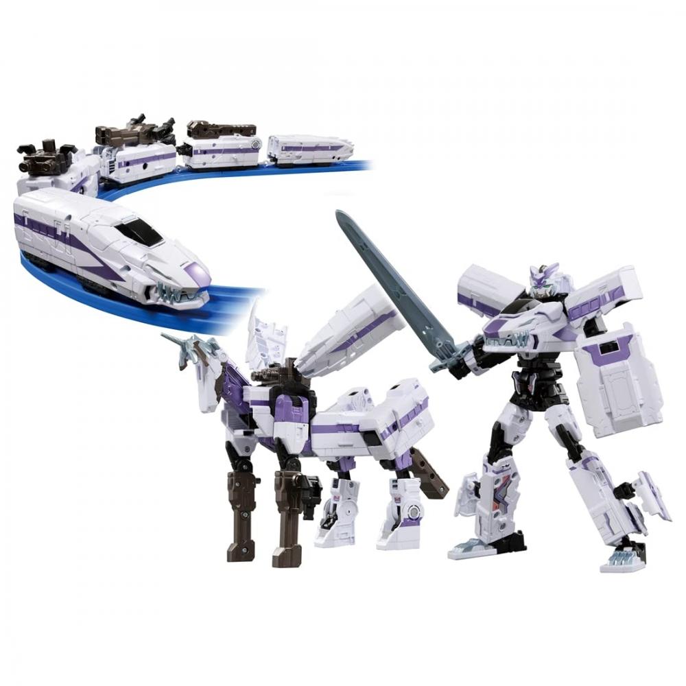 TAKARA TOMY "PLARAIL Shinkansen Deformation Robot Shinkalion Z Dark Shinkalion Absolute" Поезд Игрушка для детей от 3 лет и старше Стандарты безопасности игрушек Pa