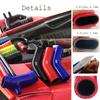 ID76 Hump Silicone Tubing Hose Hump Straight Connector Car Intercooler Turbo Intake Pipe Coupler Black Length 76mm Universal