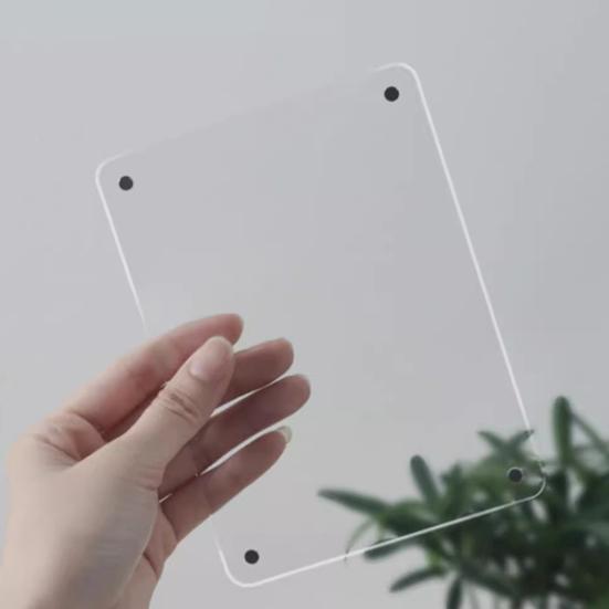 Acrylic Magnetic Photo Frame Double-Sided Clear Picture Display Frame Refrigerator