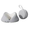 Slow Rebound U-Shaped Neck Pillow Machine-Washable Cover Portable Design Travel Neck Pillow With EVA case Soft Material