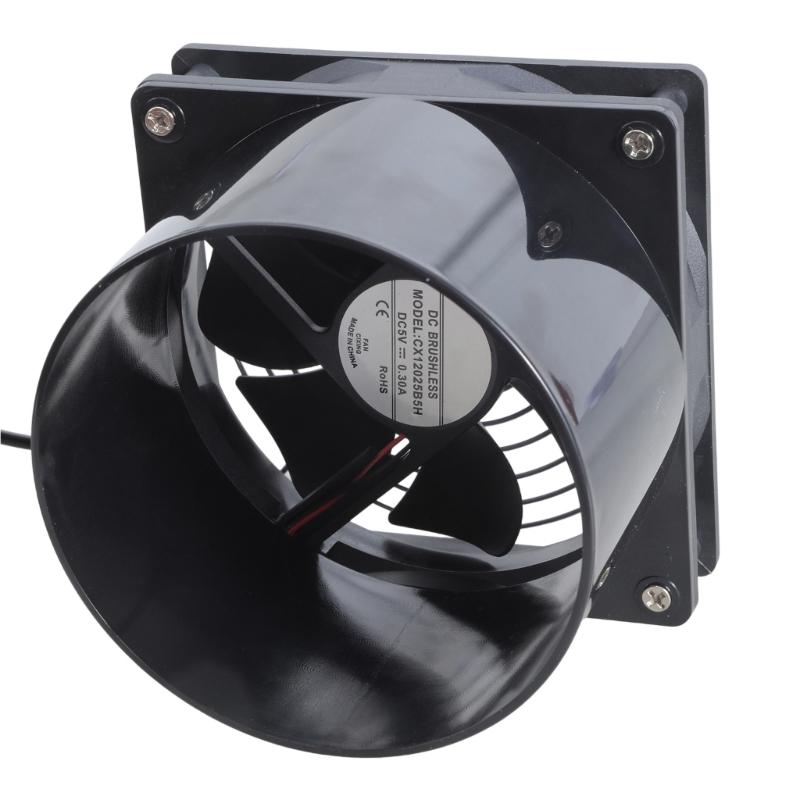 5V USB Cable Brushless Duct Ventilation Exhaust Fan for 3D Printer Enclosures Cooling Fan for Heat and Fume Ventilation