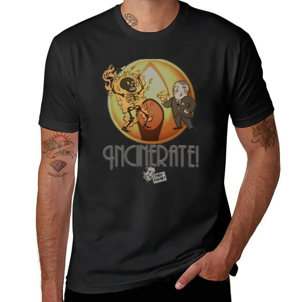 Incinerate! T-Shirt blacks cute clothes mens vintage t shirts