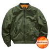 Унисекс Douyin MA-1 Pilot Jacket с хлопком, утолщенный бейсбольный воротник