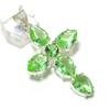 Tsavorite Gemstone 925 Sterling Silver Jewelry Pendant 2.48"