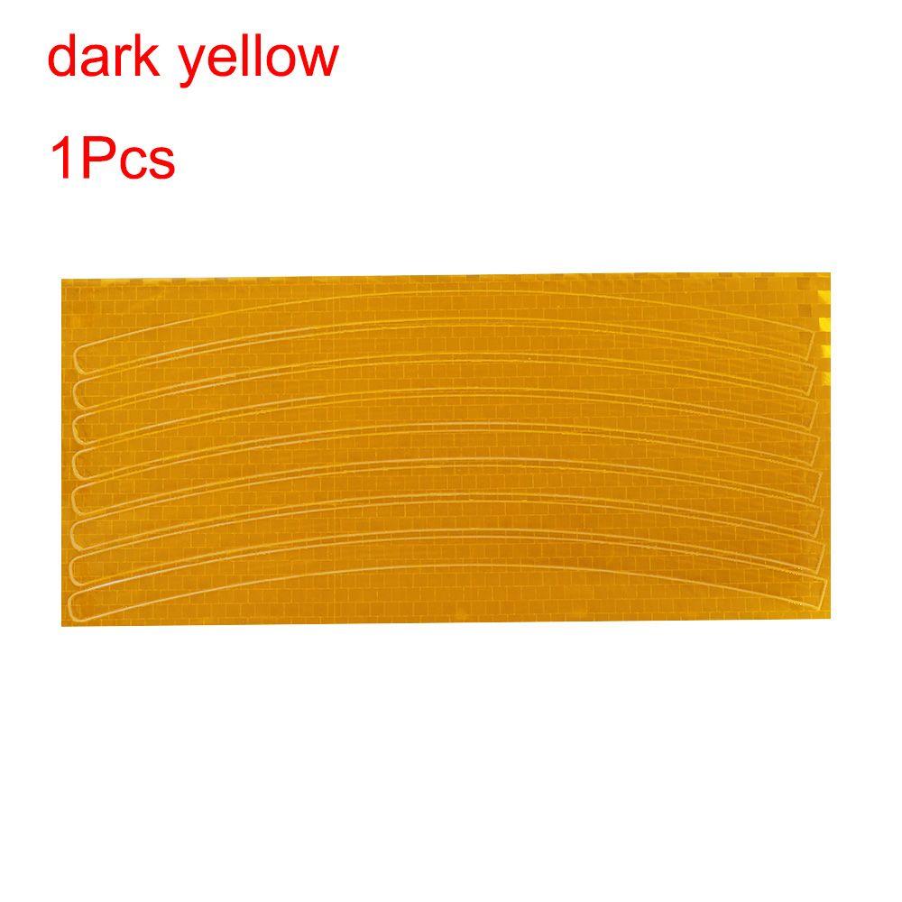 1/5Pcs New Fluorescent Accessories Decal Bicycle Car Motorcycle Reflective Stickers Wheel Rim