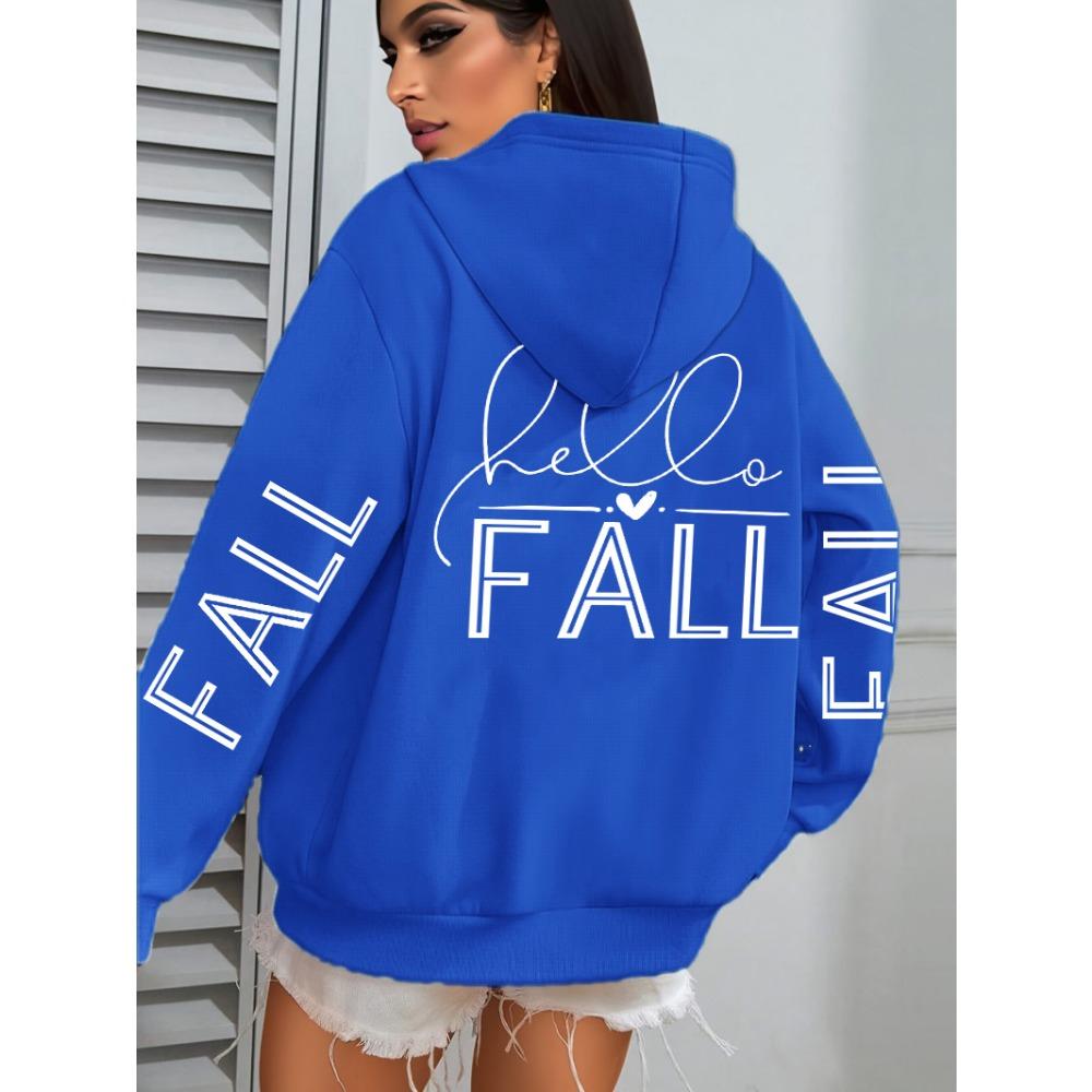 Осенняя любовь арт-дизайн надпись напечатанная женская толстовка хип-хоп одежда осенняя свободная универсальная женская уличная одежда