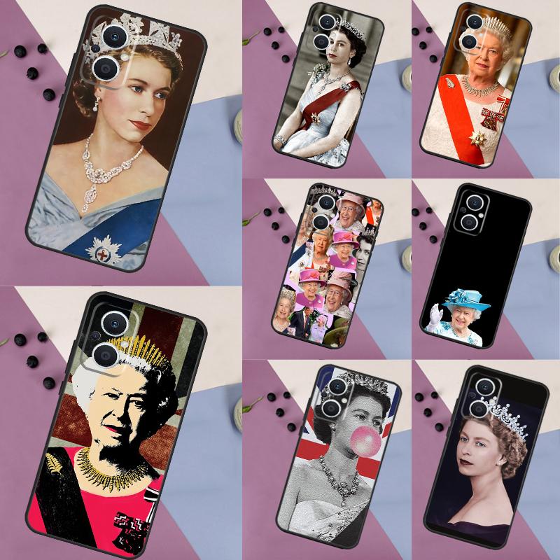 Queen Elizabeth II Case For OPPO Reno 8T 7 8 10 11 12 13 Pro 13F 12F 11F OPPO Find X8 Pro X6 X3 X5 Lite Cover