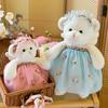 Couple Bears Plush Bear Doll Princess Style Stuffed Animal Pillow Bear Plush Toy  Valentine's Day