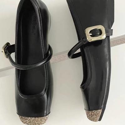 Внутренняя высота Мэри Джейн маленькие кожаные туфли одинарные туфли