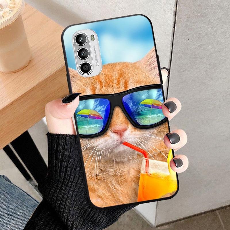 For Motorola Moto G52 4G Case Cool Fashion Back Cover For Moto G82 G71S 5G Phone Cover Protective TPU Silicone Soft Case Coque