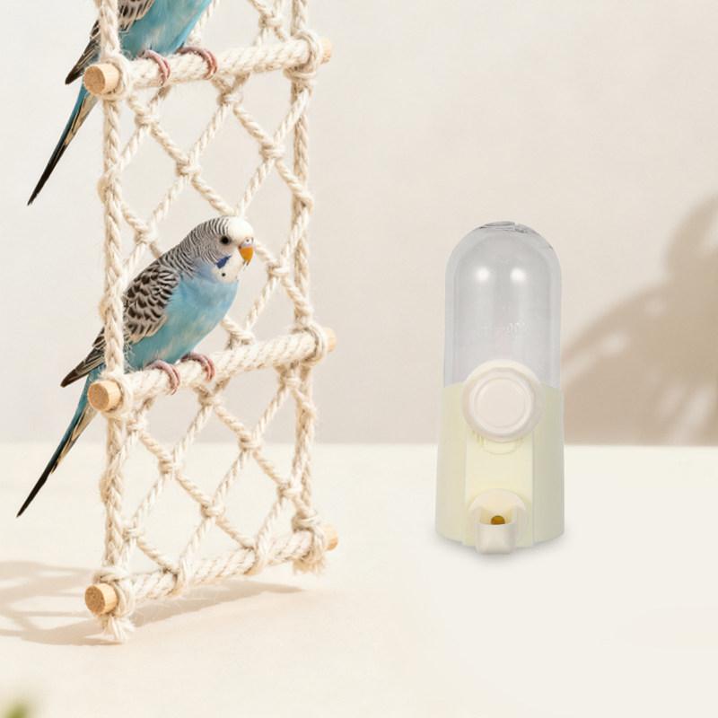 Automatic Bird Cage Waterer Leakproof Plastic Water Bottle 250Ml Small Bird Parakeet Cockatiel Budgie Drinking Fountain