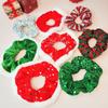 Christmas Hair Band Simple Versatile Hair Rope High Elastic Hair Tie Headwear Colorful Hair Accessories for Women