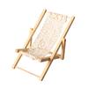 Ingenious Hollow Out Craft Miniature Toy 1/12 Doll House Beach Chair Micro Landscape Supplies