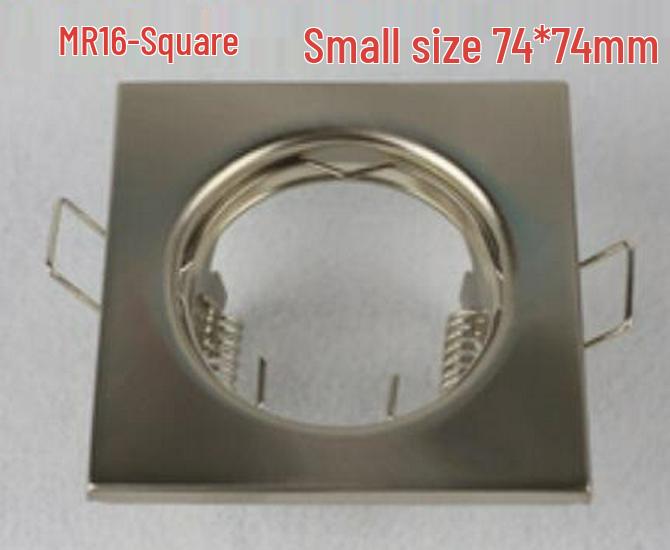 Brushed Nickel GU10 MR16 LED Ceiling Spotlight Brackets