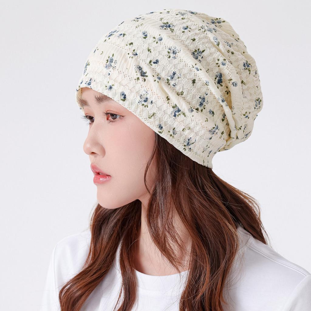 Dune Ditsy Flower Print Spring Womens Breathable Cotton Beach Sun Hat For Travel And Garden