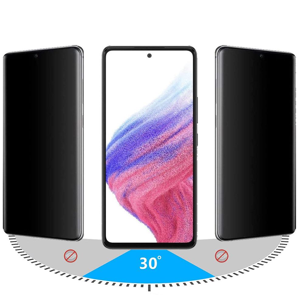 Anti-Spy Tempered Glass for Samsung Galaxy A53, Privacy