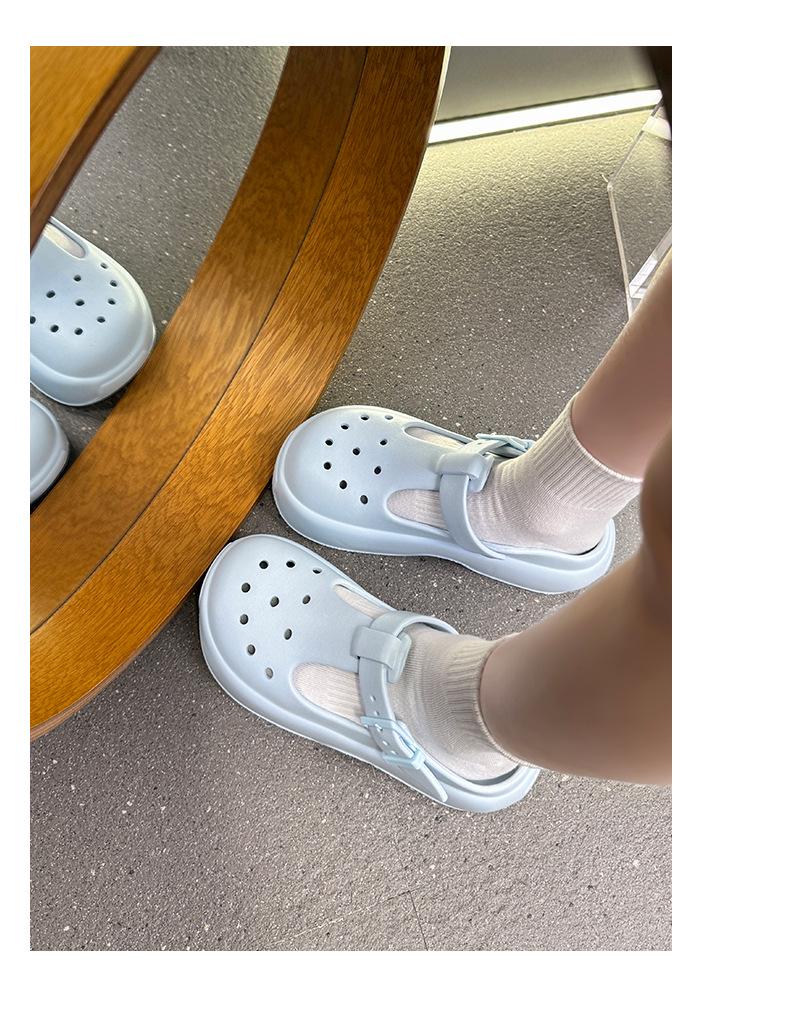 2025 Женские нескользящие сандалии и шлепанцы из ЭВА на толстой подошве, слипоны для ношения в помещении/на улице