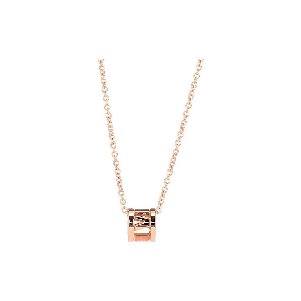 Tiffany & Co. Roman Numerals Small 18K Rose Gold Necklace Women necklace 32803059