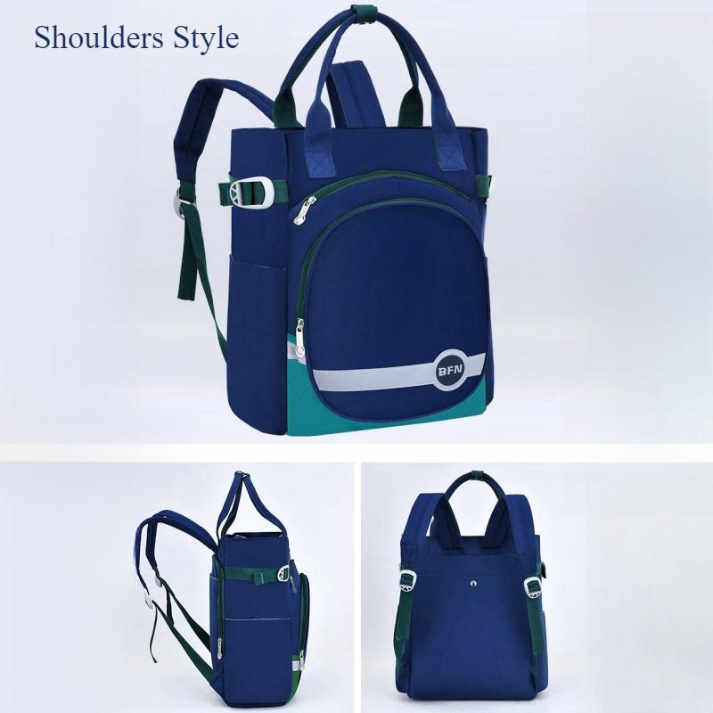 Teacher Recommend Multi Functional Tutoring Bag Unisex Primary Secondary School Students Backpack High Capacity Kid's Study Bag Crossbody Shoulder Bag