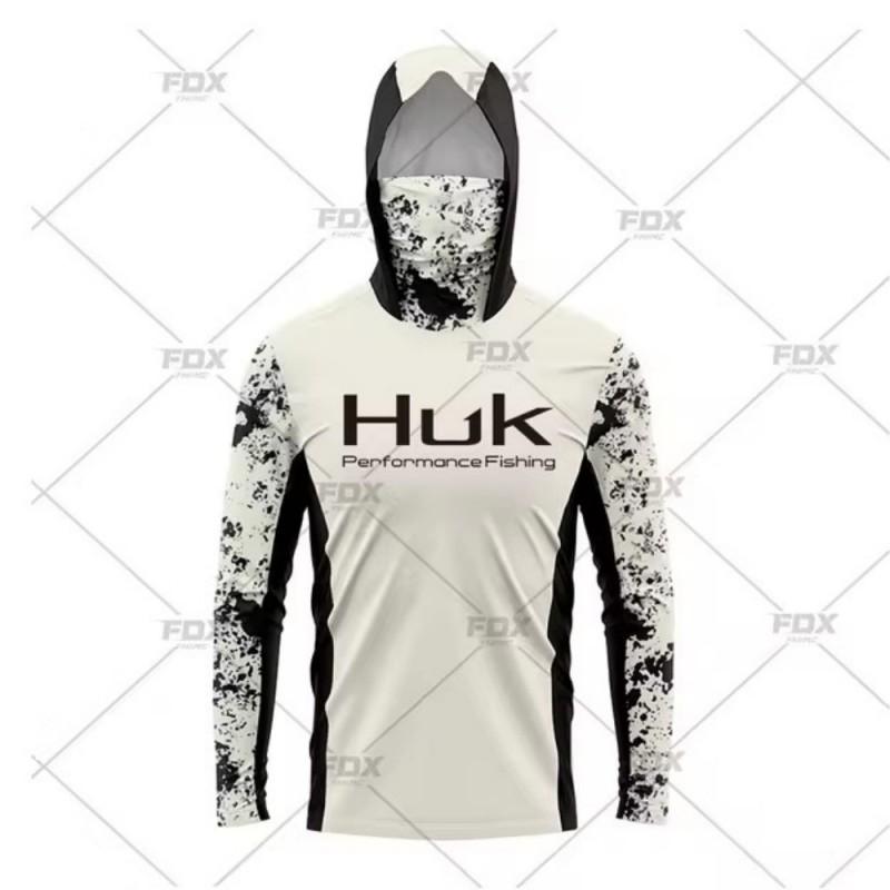 Lightweight UV Protection Fishing Hoodie Long Sleeve Rash Guard Outdoor Angling Water Sports