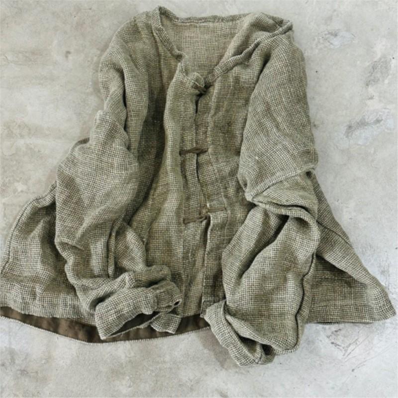 Johnature Женские зимние нишевые модные длинные рукава в китайском стиле повседневные винтажные ретро-пальто