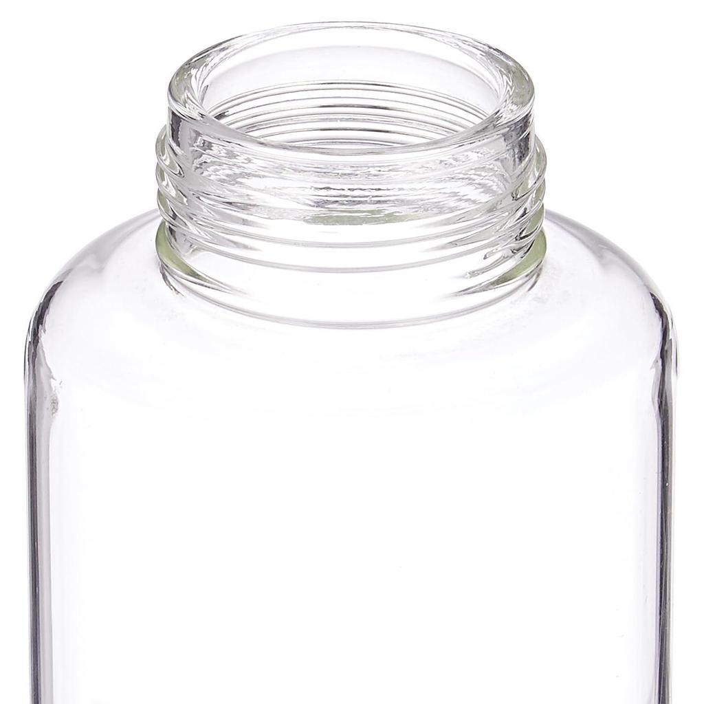 Borosilicate Glass Fridge Bottle with Leak Proof Stainless Steel Cap | 1000 Ml