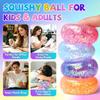 Slow Rebound Maltose Squishy Ball Glitter Squeezable Toy Sensory Toy Fidget Squishy Toy  Adults