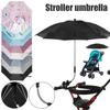 Universal Baby Car Pram Umbrella Baby Stroller Umbrella Adjustable Shade Umbrella Rainproof 360° UV Protection Baby Stroller New