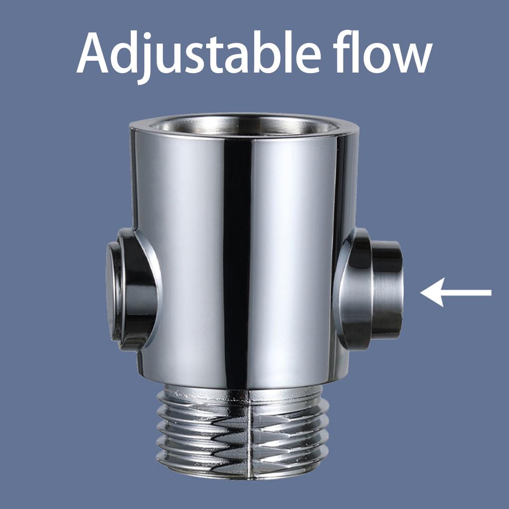 Запорные клапаны для душевой лейки 1/2 дюйма, клапаны регулировки потока воды для душевого кронштейна, шланга или биде-лейки, легкая установка