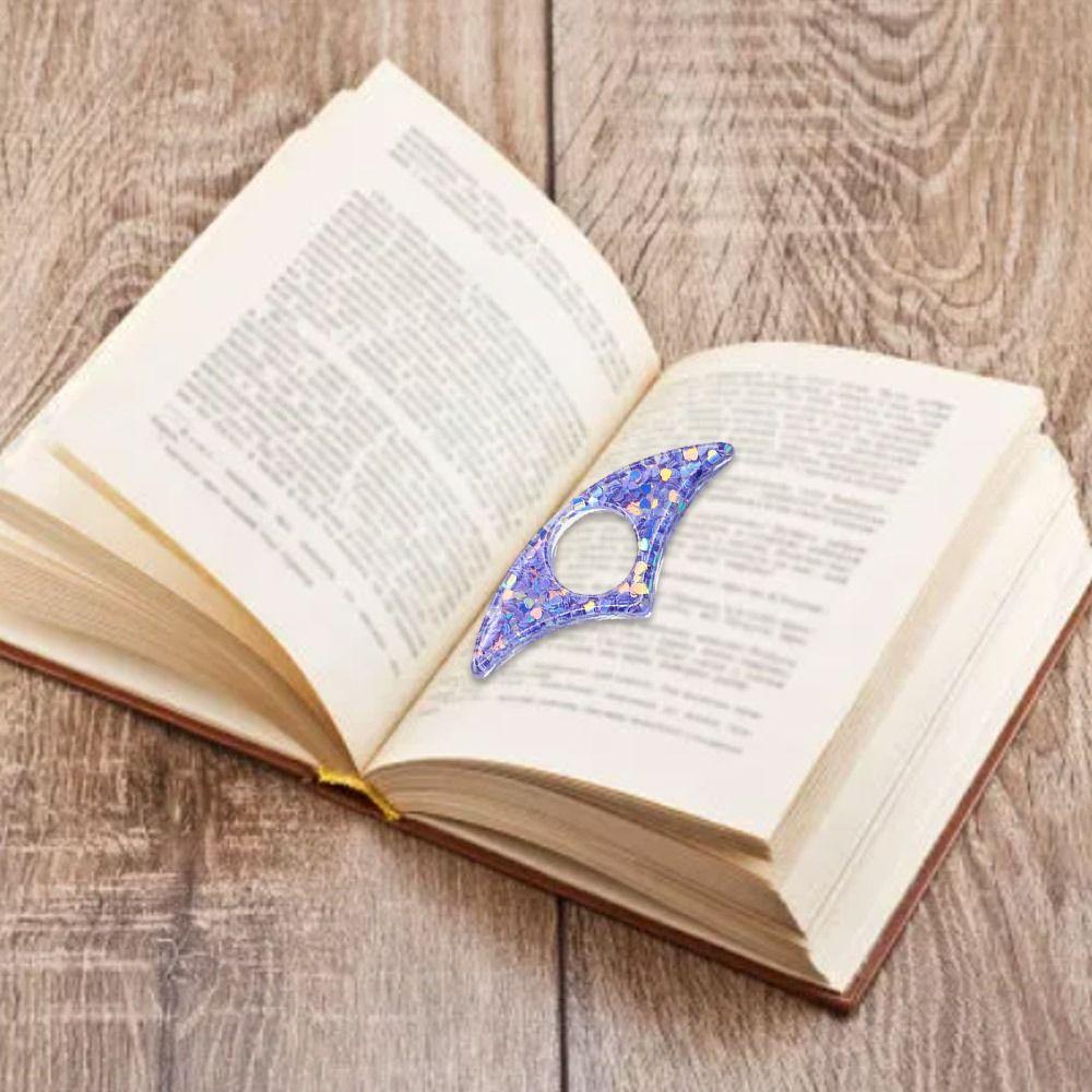 Plastic Thumb Bookmark One Hand Reading Book Support Portable Book Clip
