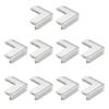 10Pcs Furniture Corner Protector Anti-collision Baby Proof Clear Self-adhesive Table Desk Right Angle Sharp Edges Corner Guard Bumper Protective Cover