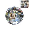 Crystal Cut Clear Sphere 50mm Faceted Gazing Ball Prisms Suncatcher Home Decor