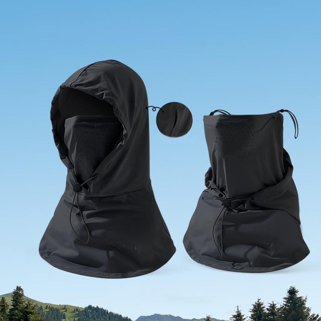 Summer Anti Sun Hat Breathabe Elastic Full Head Cover Cycling Motorcycle Neck Protector Hood Sun Hat Mask