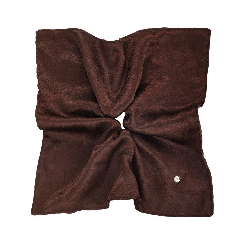 Retro Solid Silky Texture Satin Scarf Hair Scrunchies Large Headbands Womens Temperament Hair Rope Female Party Hair Accessories