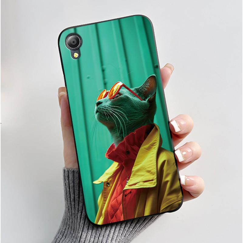 For Asus ZenFone Live (L1) ZA550KL Case Capa Cute Cartoon Printing Shell Coque Protective Cover Soft Silicone Black Phone Casing