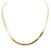 [L2996] - Gold Plated Chain Necklace 'Fancy English Mesh' 42 Cm 5 Mm