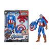Marvel Titan Hero Blast Gear Captain America E7374 Figure with Launcher 12-inch