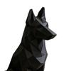 Геометрическая статуэтка пастушьей собаки, 3D-печать Yousheng, Минималистичная скульптура собаки для скандинавского легкого роскошного домашнего декора, Акцент для прихожей, письменного стола, ТВ-шкафа