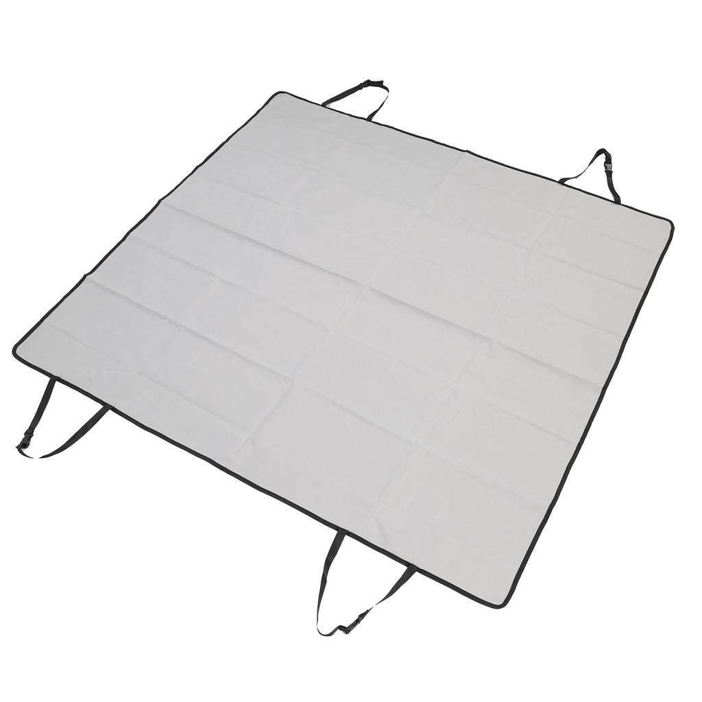 Dog Seat Cover for Back Seat with 4 Headrest Straps Scratch Resistant Water Proof Oxford Cloth Non Slip Dog Hammock