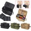 Outdoor MOLLE Pouch Camping Storage Bag Basket Gas Stove Canister Pot Carry Bag Sack Picnic Bag Cookware Utensils Organizer New