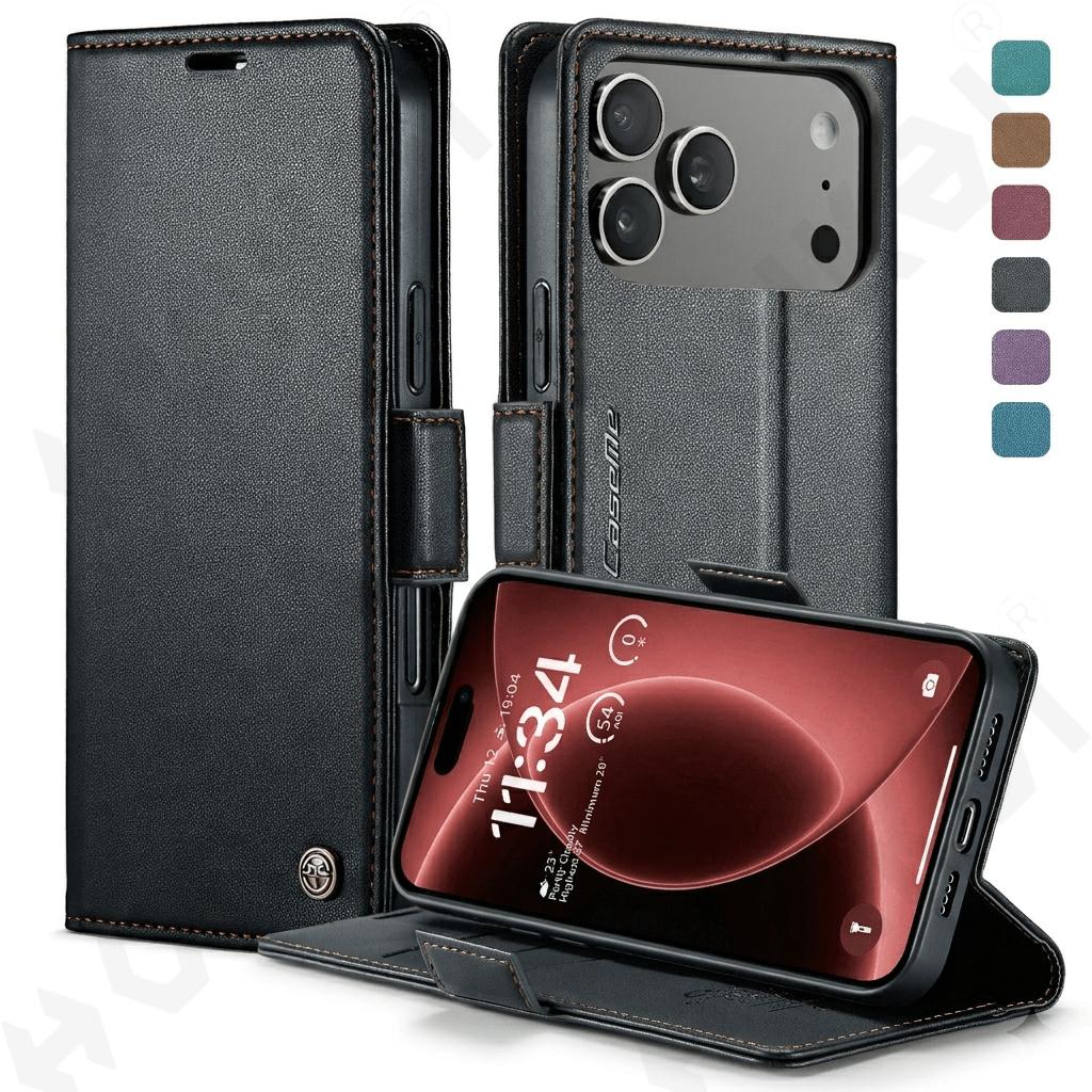 Case For iPhone 18 Pro Max 4G 5G 2026 Wallet Case PU Magnetic Folio TPU Shockproof Durable Protective Phone Case
