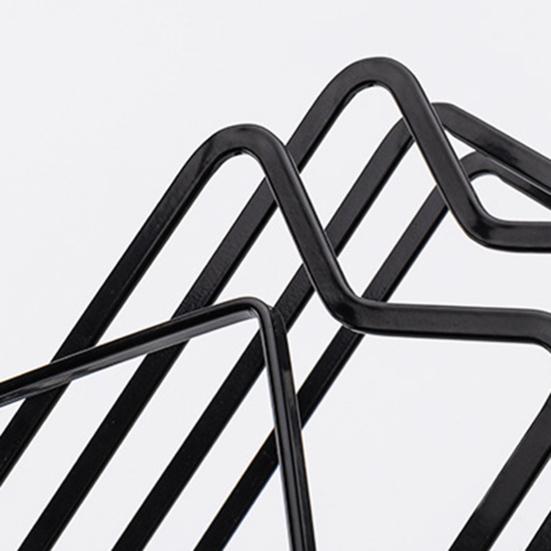 Стойка для разделочной доски с пазами, противоскользящая кованая подставка для сушки, органайзер с крышкой для кастрюли, кухонная утварь