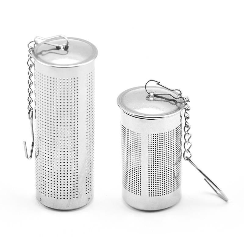 2 Pcs Stainless Steel Tea Infuser Strainer Set - Fine Mesh Ball with Chain Hook