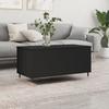 VidaXL Coffee Table Black 90x44.5x45 Cm Engineered Wood 830965