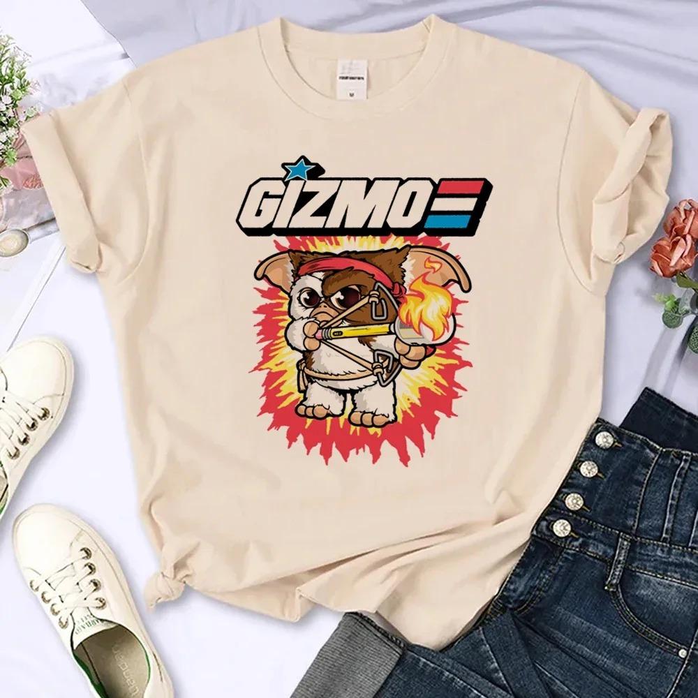Camiseta Gremlins para mujerropa de calle de Anime camiseta cómica ropa de diseñador para mujerropa estética
