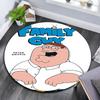 Peter Griffin Fun pattern round rug,Carpet Rug for Living Room Bedroom Playroom ,Non-slip Floor Mat,Holiday Gifts and Birthday Gifts.