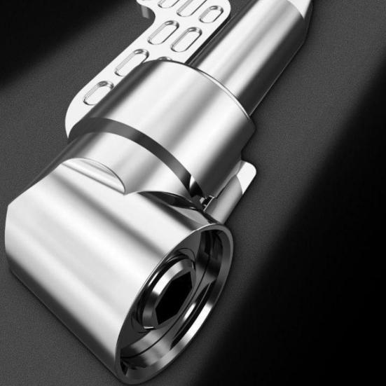 Угловой адаптер для электрической дрели, насадка для сверлильного станка с резьбой 105 градусов, 1/4, 3/8, 1/2 дюйма, с поворотным на 360 градусов комплектом торцевых ключей.